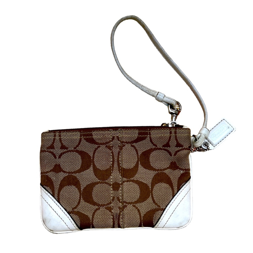 Vintage Coach Canva/leather wrislet . Great condition